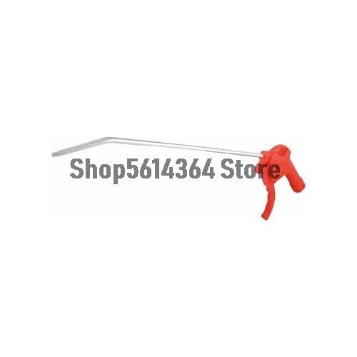 Spring Load Trigger Bent Tube Nozzle Red Plastic Air Blow Gun Dust Cleaner