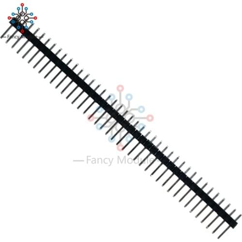 5/10Pcs 40Pin Single Row Male 2.54mm Round Straight Male Pin Header Breakable Pin Header Connector Strip For Arduino