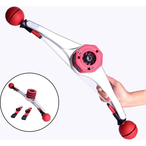 Unisex Arm Chest Strength Training Spring Power Bar Exercise Fitness Muscle Building