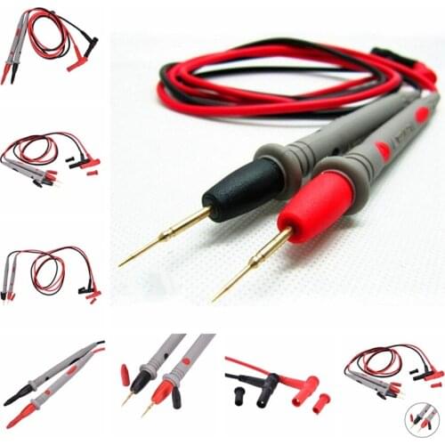 Universal Probe Test Leads Pin for Digital Multimeter Needle Tip Meter Multi Meter Tester Lead Probe Wire Pen Cable