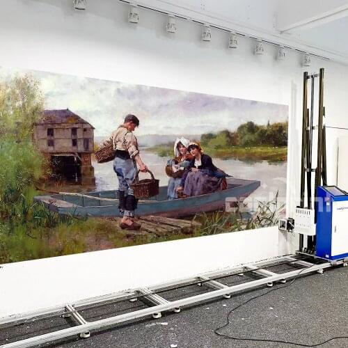 High Resolution Ceramic Wood Metal Paper Board Distributor Price in Ukraine 3D 5D Vertical Wall Printer