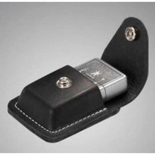 1/10PCS LANSHEN Black Box Case For Zippo Super Match PU Leather Cover Men Windproof Zippo Cigarette Lighter Gift Box Holder Bag