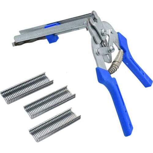 1set Fastening Clamp Installation Poultry Cage Plier & 600 Nails Chichen Rabbit Fox Bird Dog Cage Clamp Installation Kit