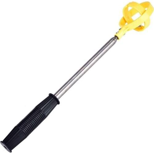 2.4m(Max) Golf Ball Picker Telescopic Golf Ball Retriever Anti-Slide Golf Ball Pick Up Tools Extendable Locking Scoop Picker
