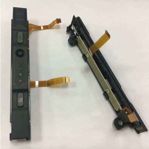 20sets Original used L R Repair Parts For NS Switch Joycon Right Left Plastic Slider With button Rail Assembly