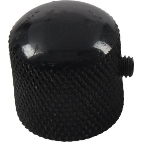 4pcs Guitar e Control Knobs for Fender Tele Replacement Black