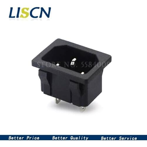 5PCS 10A AC250V 3Pin power socket Male Connector Plug AC-05