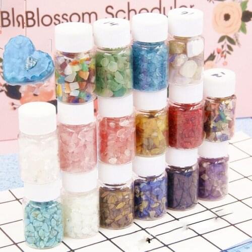 8 Color Natural Crystal Tiny Stones For Epoxy Mold Diy Material Filling Miniature Stones Making Jewelry Findings