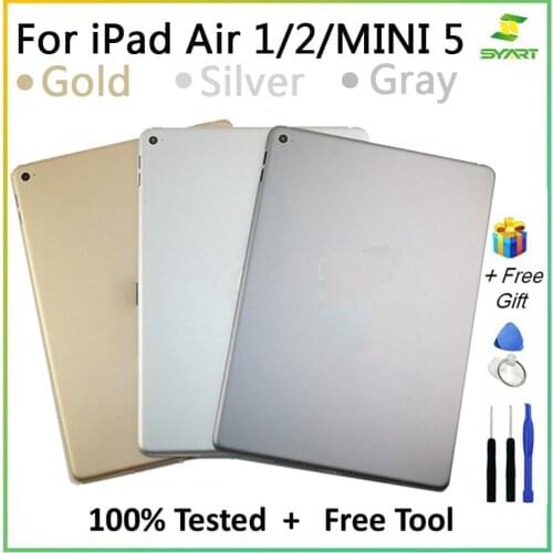 BACK CASE HOUSING FOR IPAD AIR Wifi 3G MINI 5 Version Back Housing Cover Back Case Battery Housing For ipad air 1/2 BACK CASE