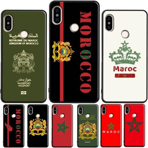Morocco Flag Coat Of Arms Case For Xiaomi Redmi Note 9 Pro 9S 8T 8 Pro 7 Coque For Redmi K30 Ultra 10X 9 9A 9C 8 8A 7A