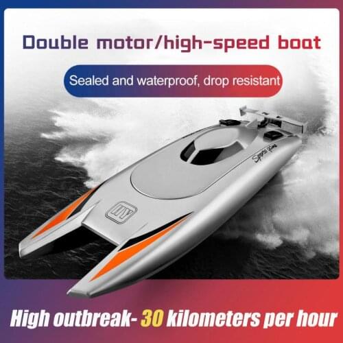 Rc Boat Toys For Kids 2.4g Remote Control Speedboat Yacht Competition Boat Water Model Electric Craft Ship Racing Children Toy