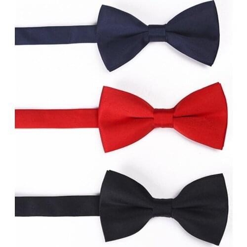 New Sale Adults and Children Parent-child Clothing Accessories Bow Tie Fashion Bowtie for Man Baby Boy Necktie Red Black Navy