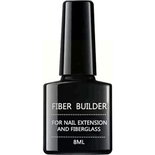 8ml Glass Fiber Bulider Gel Quick Building Repair Broken Nails Nail UV Soak Off Gel Y0I8