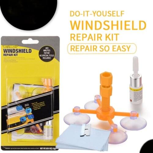 Car Glass Repair Tool Windscreen Repair Glass Repair Fluid DIY Car Windshield Repair Tool Automotive Glass Nano Repair Fluid