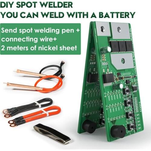 DIY Mini Spot Welder Kit 12V Spot Welder is suitable for 18650 MOS tube 0.1~0.3mm nickel sheet welding tool PBC 26650 38650