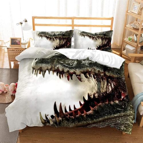 Teen Boy Duvet Cover With Wild Animal 3D Bedding Set Kids Quilt Cover Set For Single Double Bed Bedspread Queen King Twin Size