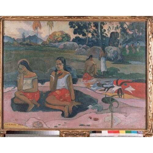 Beautiful Aboriginal life figure handpainted Antique oil painting canvas prints art wall decor craft