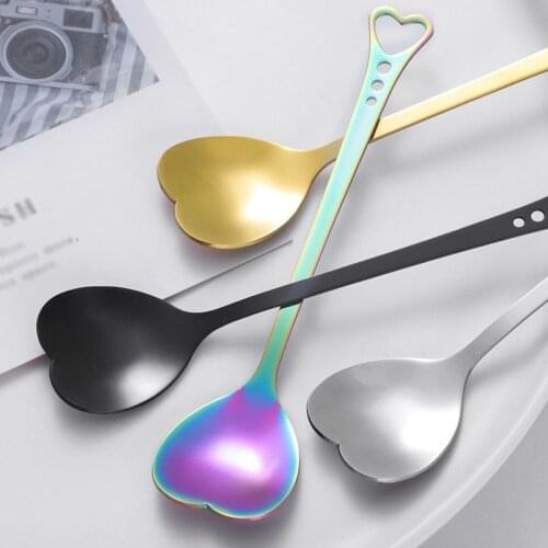 Lightweight Stainless Steel Coffee Spoon Dessert Cake Spoon Rice Soap Spoon Tableware Kitchen Accessories