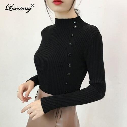 LUEISENY Autumn Winter Women Fashion Casual Warm Nice Sweater Womens Sweaters Pullover 2021 New femme chandails pull femme tops