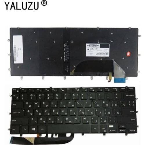 New RU keyboard without frame for DELL XPS 15 9550 9560 5510 M5510 DLM14L23SUJ442 0HPHGJ Backlight