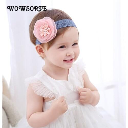 2018 New Fashion Headwear Lovely Beautiful Sweet Comfortable For Chilsren Colorful Flowers Anywhere 1pcs Wowsorie013