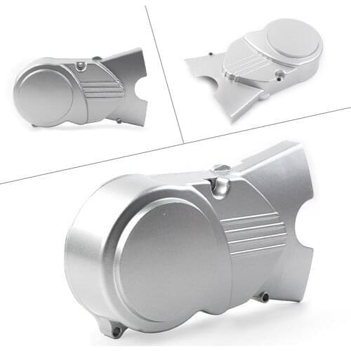 Silver Motorbike Engine Stator Left Side Cover For Dirt Pit Bike ATV 50cc 70cc 90cc 110cc 125cc Universal