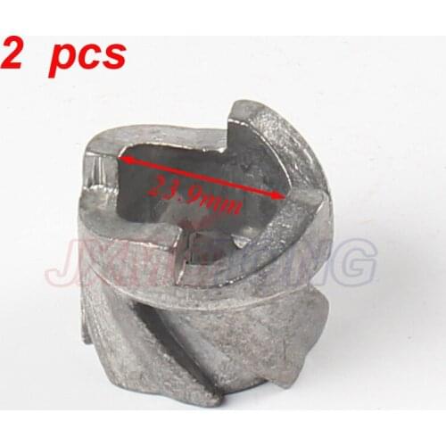 2pcs Recoil Pull Starter Claw Aluminum Pawl Cog For 47cc 49cc Engine Mini Moto Pocket Bike Dirt Kids Quad ATV Buggy Go Kart SIZE