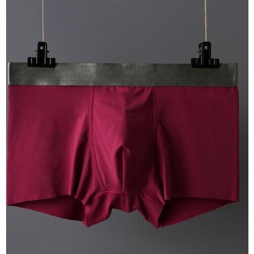 Boxers Plus Size Sexy Fashion Men Seamless Breathable Boxers Panties Shorts Underwear