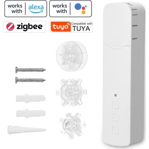Tuya ZigBee M515EGZT Intelligent Pull Bead Curtain Motor Life Hotel Electric Curtain Motors Mobile APP Control Voice Control
