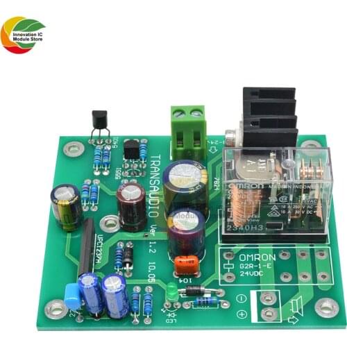 Ziqqucu UPC1237 Mono Speaker Protection Board Loudspeaker Amplifier Power ON Delay Protection Module