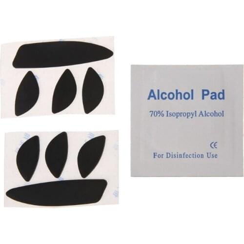 2 Set 0.6mm Thickness Replacement Mouse Feet Skates For logitech MX Revolution