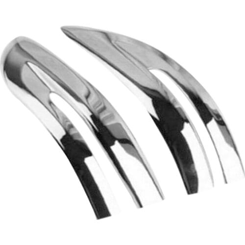 2Pcs Chrome Rearview Side Mirror Stripe Cover Trim for Honda CR-V CRV 2017-2019