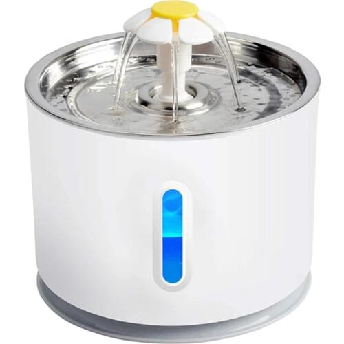 Cat Water Fountain Automatic Pet Dog Drinking Bowl with Filter Electric Water Dispenser Cats Puppy Kitten Drinker USB Powered