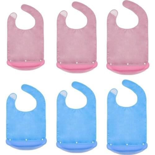 Middle-Aged and Elderly Large Eating Bib Waterproof and Leak-Proof Adult Bib Q9QB