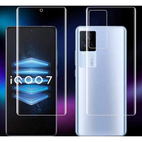 For vivo iQOO 7 iQOO7 5G 6.62" Clear TPU / Matte Anti-Fingerprints Hydrogel Full Cover Soft Screen Protector Film (Not Glass)