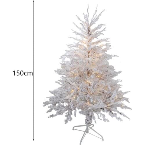 Internet Celebrity White Christmas Tree Home Decoration Photo Props Snow Tree Scene Shop Window Decorations Party Supplies Xmas