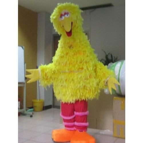 New troopial cartoon mascot costume Big yellow Bird mascot costume Mascotte Mascota clothing free shipping