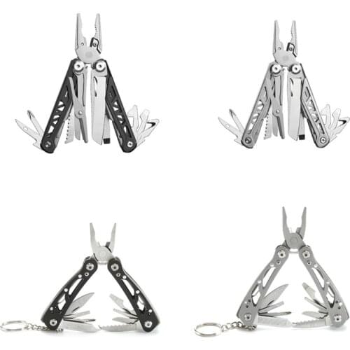 Camping Hardness HRC78K Multitool Plier Cable Wire Cutter Multifunctional Multi Tools Outdoor Camping Folding EDC Knife Pliers