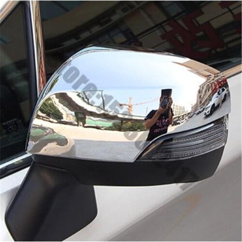 For Subaru XV 2018-2021 ABS Chrome Car Side Door Rearview Mirrors Cover Trim Car styling