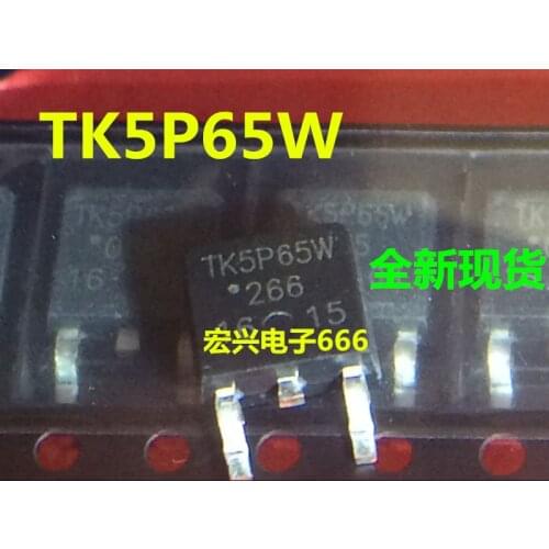 New original TK5P65W K5P65W TO-252 10pcs