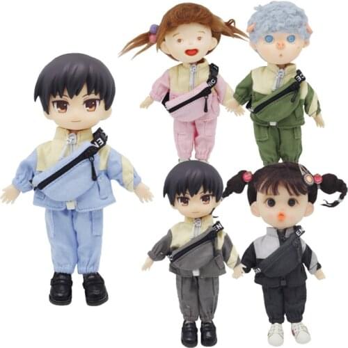 Ob11 Doll Clothes Fashion High Quality Clothes 1/12 Doll Clothes Suits and Bags Doll Accessories Clothes