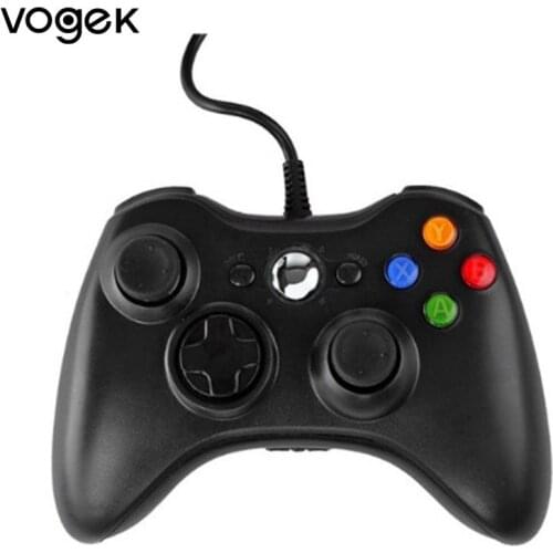 Vogek USB Wired Gamepad for Xbox 360 Console Controller Receiver for Microsoft XBOX360/Slim Host Game Joystick for win/7/8/10