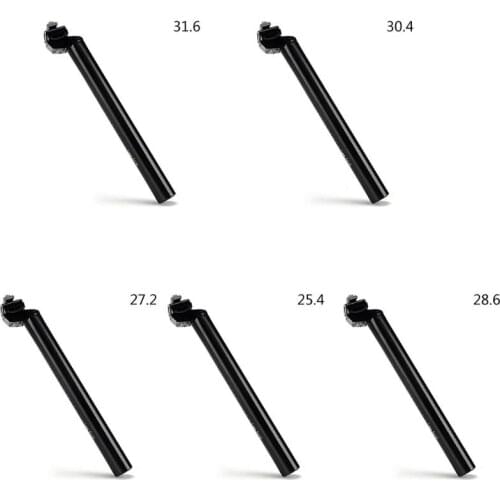 New Aluminum Alloy Bicycle Saddle MTB Road Mountain Bike Black Seat Tube Post Bicycles Parts N02 20 Dropship