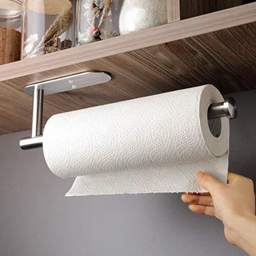 Toilet Paper Holder Bathroom Kitchen Roll Paper Tissue Roll Stand Stainless Steel Wall Mount Bathroom Accessories Rack Holder