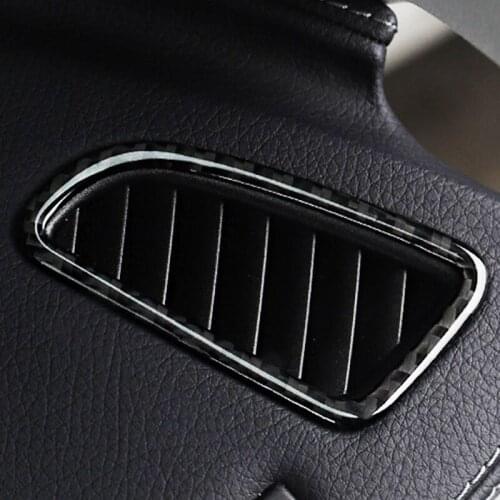Carbon Fiber Outlet decorative Trim Cover Stickers Car Styling For Mercedes Benz GLC W205 New C Class GLC