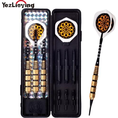3pcs/Box High quality Professional 18g steel, copper, aluminum shaft Soft tip dart toys to throw on dart boards dongye022