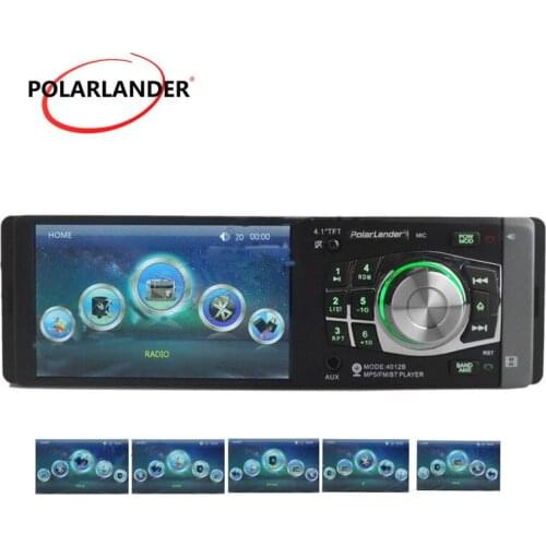 4.1 inch 1 Din for rear camera bluetooth TFT MP5 MP4 Player USB TF Auxin FM Radio steering wheel Remote Control Car Audio Stereo