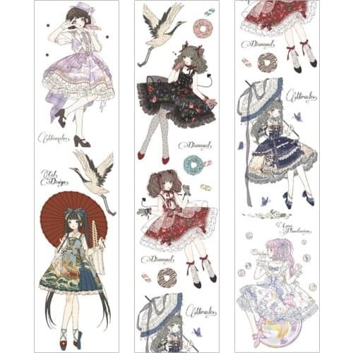 5m Roll Sweetheart Cute Girl Washi Tape
