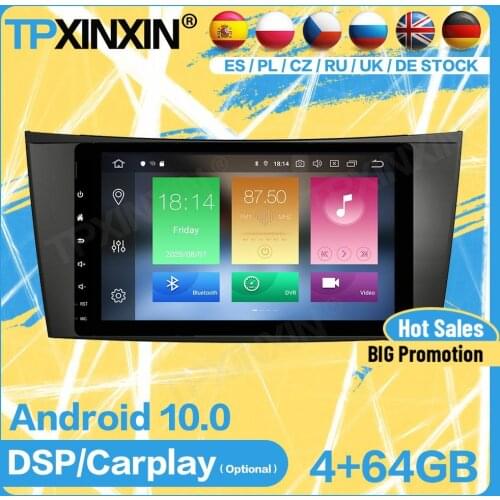 Carplay Car Radio 2 Din Stereo Screen Receiver Android For Benz E-Class W211 CLS W219 GPS Player Navigation Auto Audio Head Unit