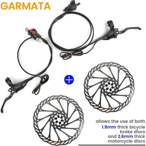Enduroebike Electric bicycle oil brakes GARMATA/ compatible with discs up to 2.6mm thick